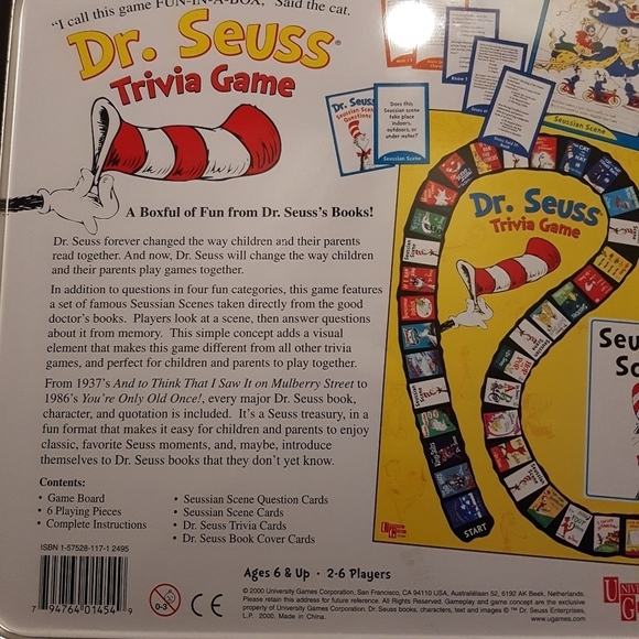 Dr Seuss Trivia Game - Picture 6 of 6